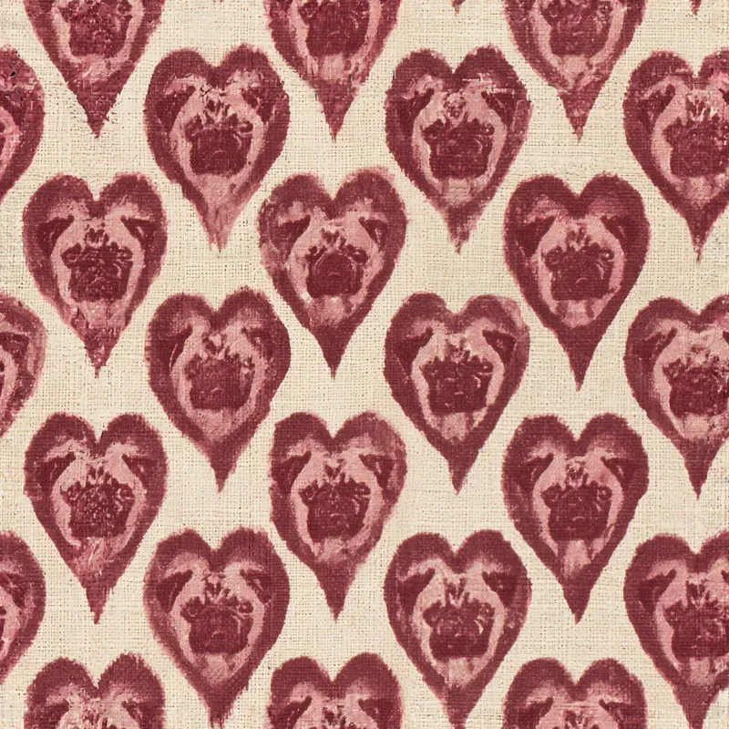 Dog Breed Heart Valentine Backing Papers