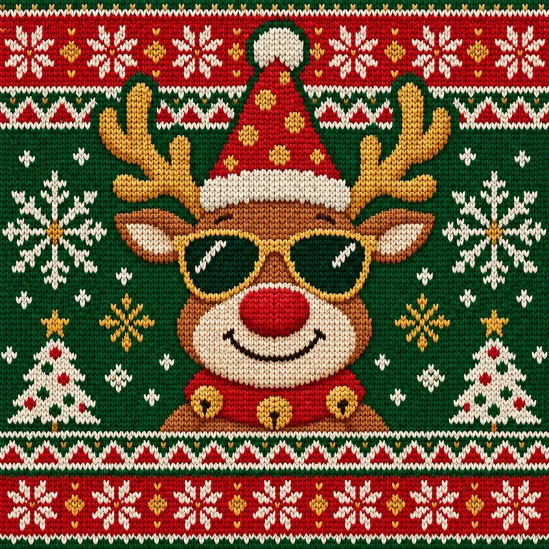 Ugly Christmas Sweater Knit Designs
