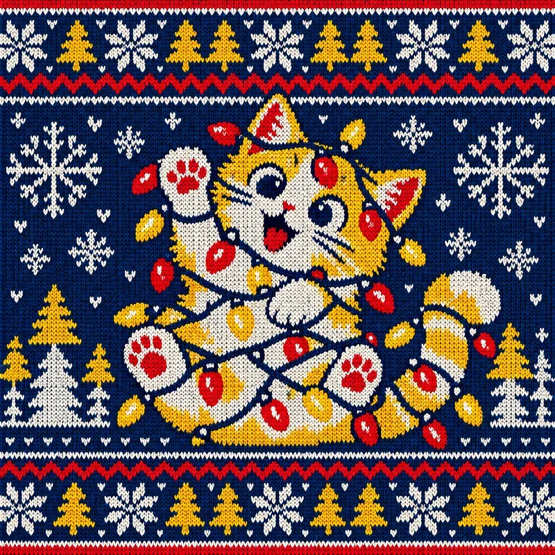 Ugly Christmas Sweater Knit Designs