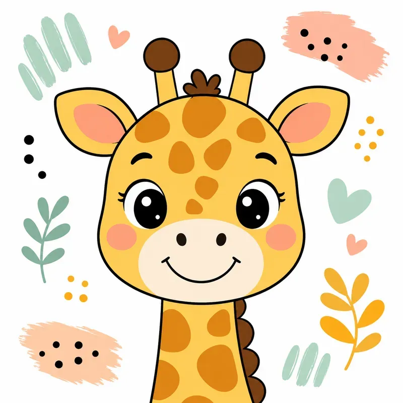 Cute Minimal Animal Portrait Packs