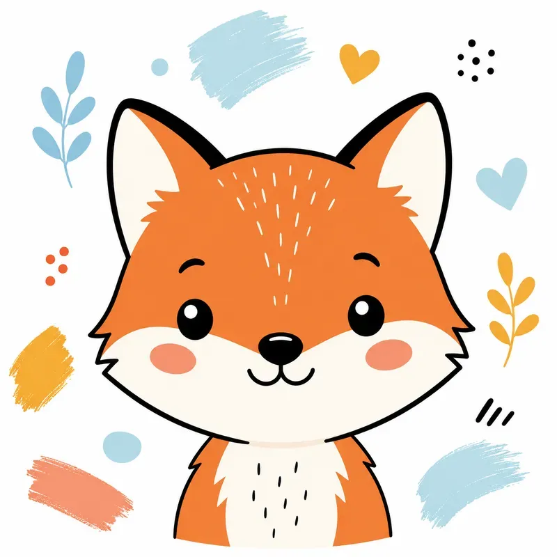 Cute Minimal Animal Portrait Packs