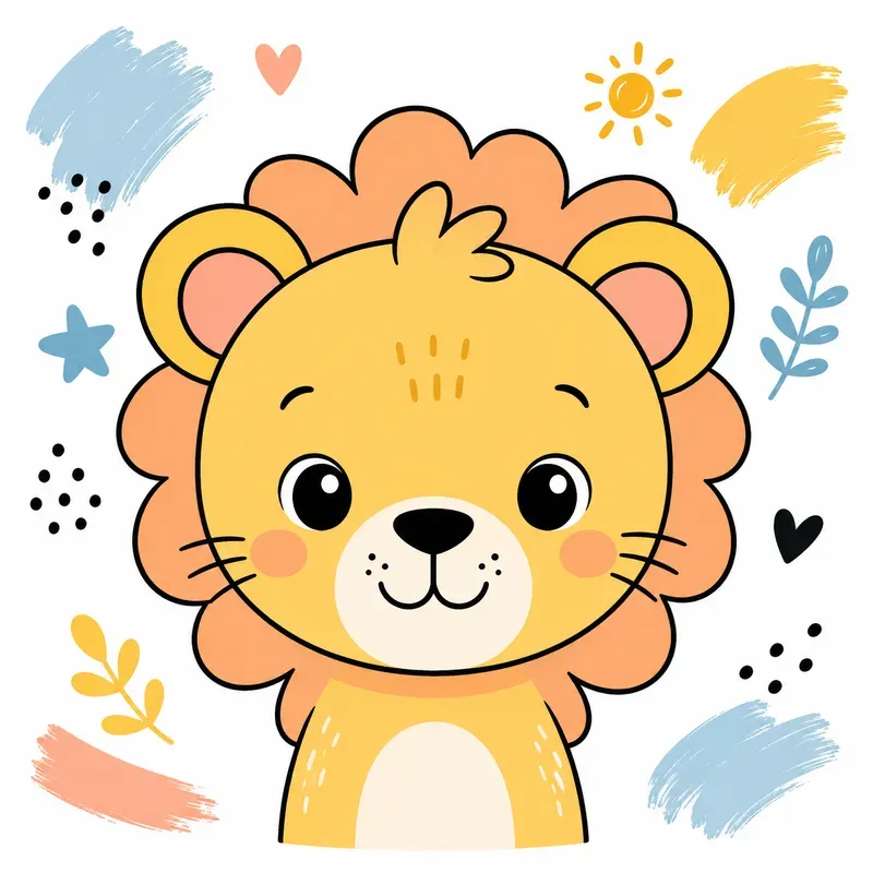 Cute Minimal Animal Portrait Packs