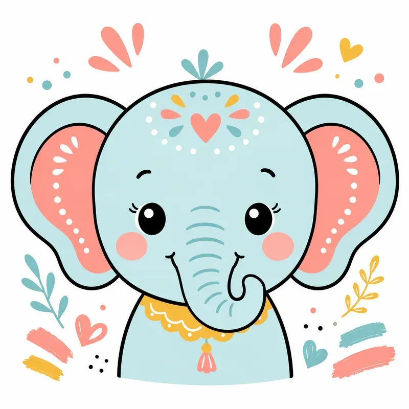 Cute Minimal Animal Portrait Packs