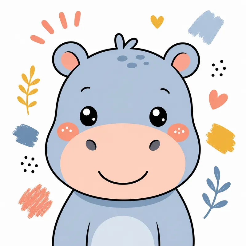 Cute Minimal Animal Portrait Packs