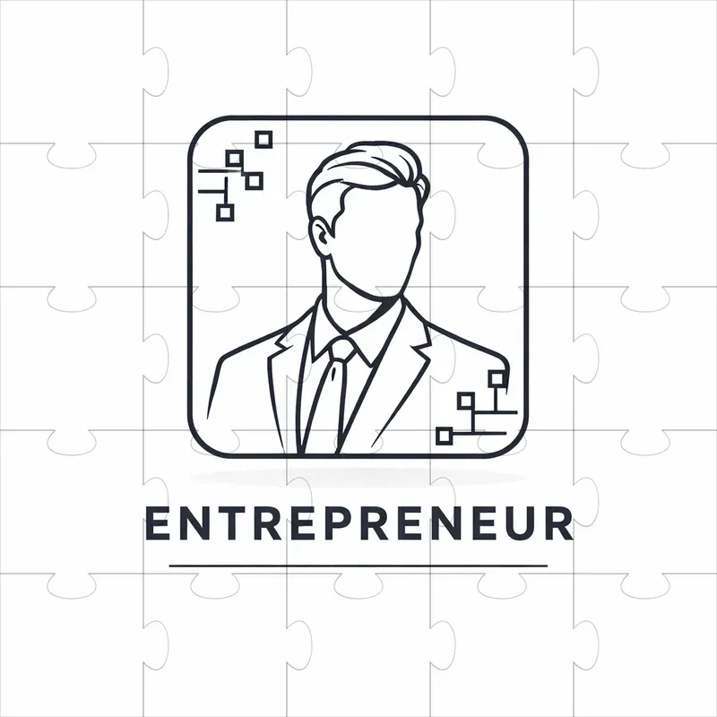 Clean Modern Profile Photo Logo Art