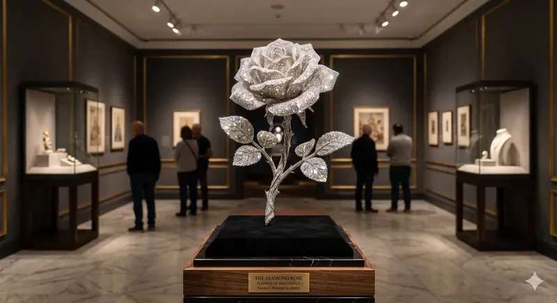 Gemstones And Precious Metals Sculptures