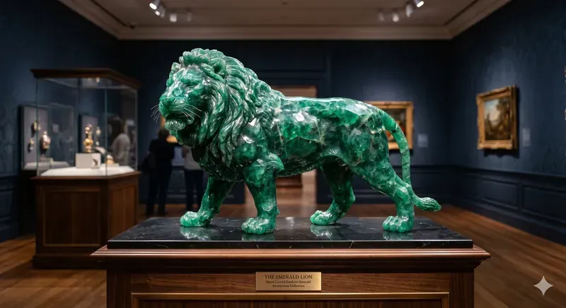 Gemstones And Precious Metals Sculptures