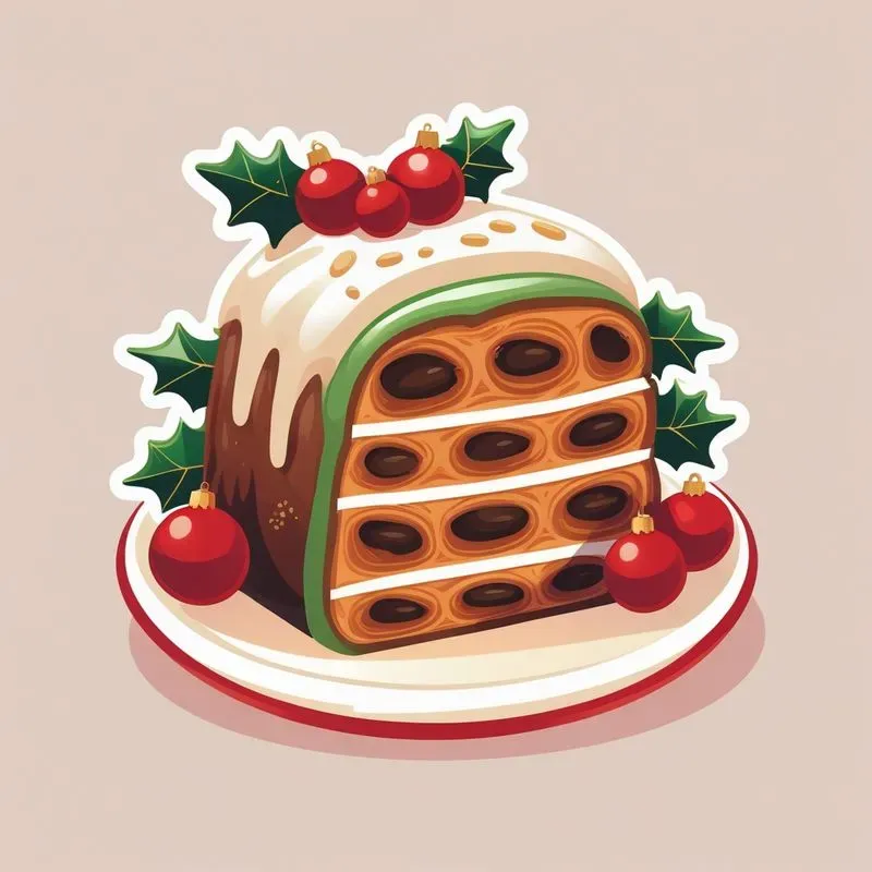 Christmas Dessert Stickers