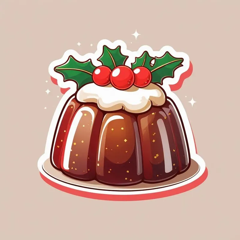Christmas Dessert Stickers