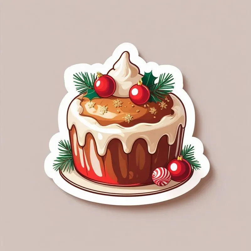 Christmas Dessert Stickers