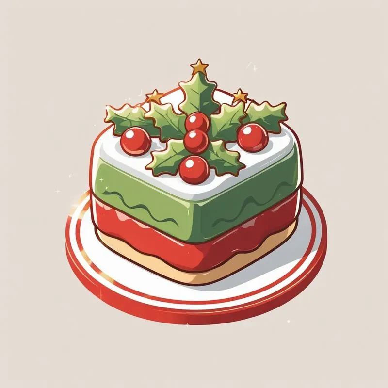 Christmas Dessert Stickers