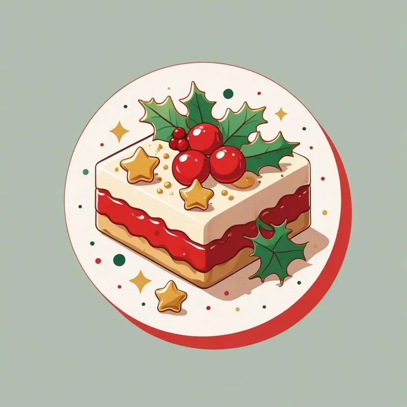 Christmas Dessert Stickers