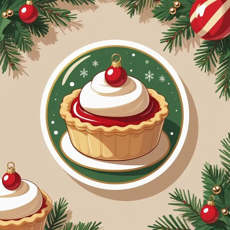Christmas Dessert Stickers