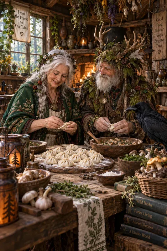 Mystical Forest Kitchen Couples