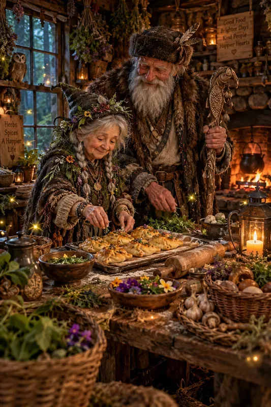 Mystical Forest Kitchen Couples