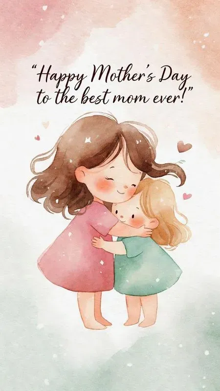 Soft Water Mothers Day Greeting Cards