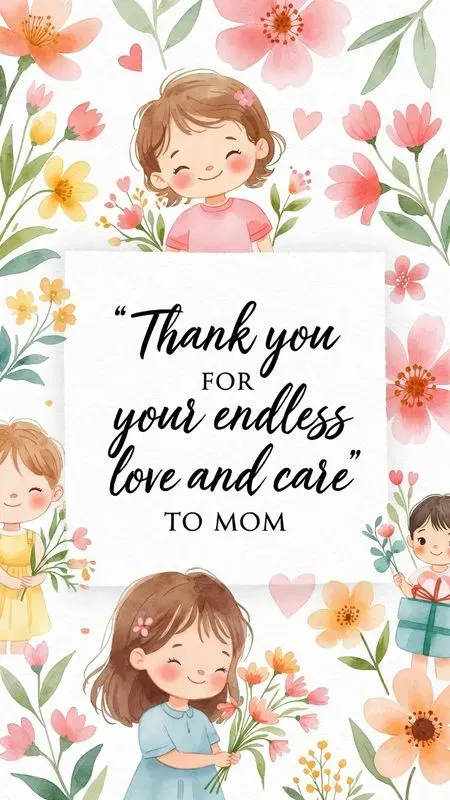 Soft Water Mothers Day Greeting Cards