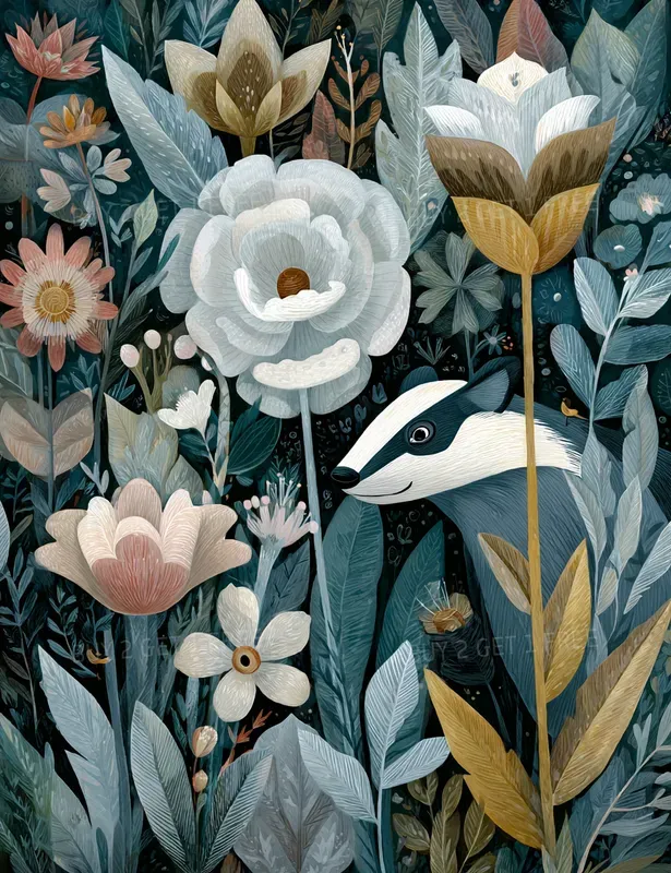 Woodland Folk Art Animals