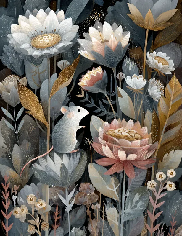 Woodland Folk Art Animals