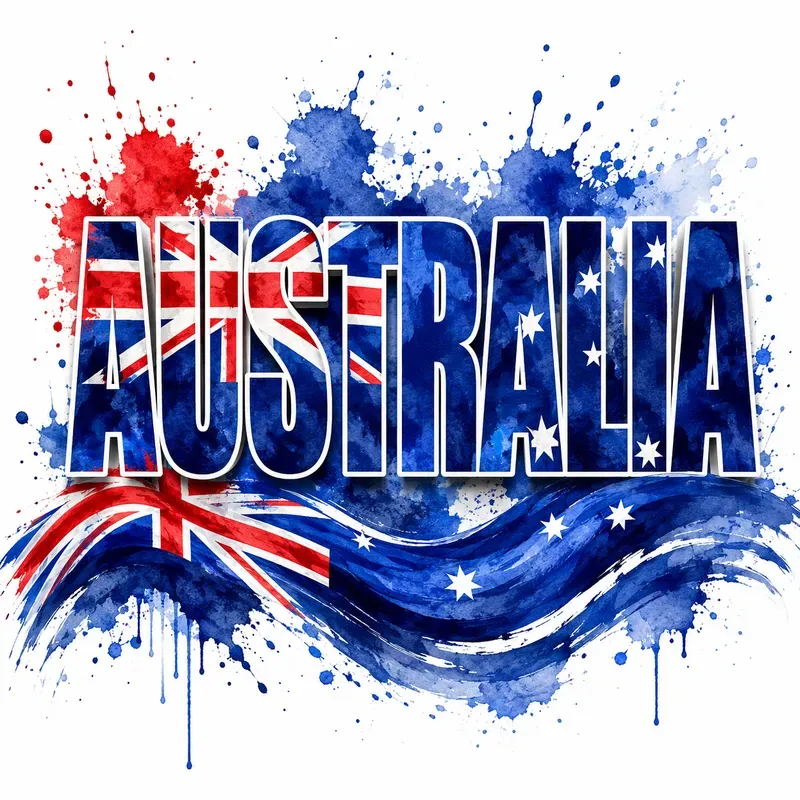 Patriotic Flag Typography Posters