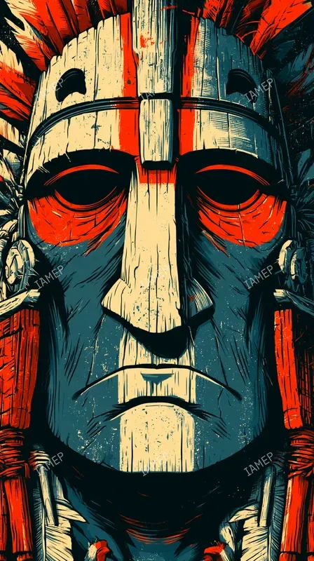 Mythic Tribal Creature Paintings