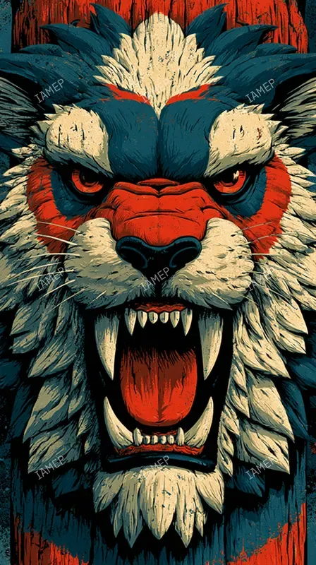 Mythic Tribal Creature Paintings