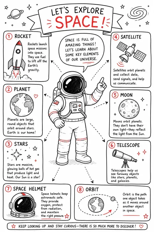 Creative Visual Learning Posters