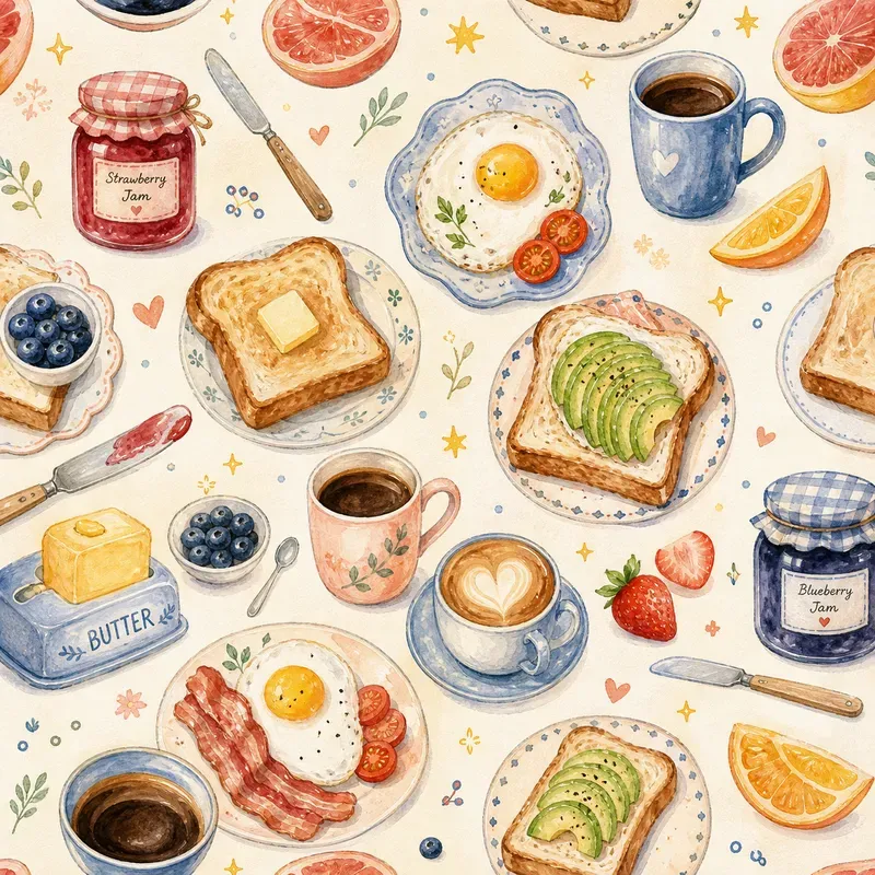 Dreamy Watercolor Pattern Kits