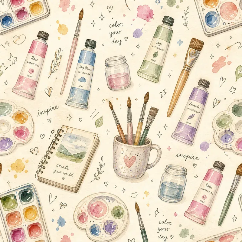 Dreamy Watercolor Pattern Kits