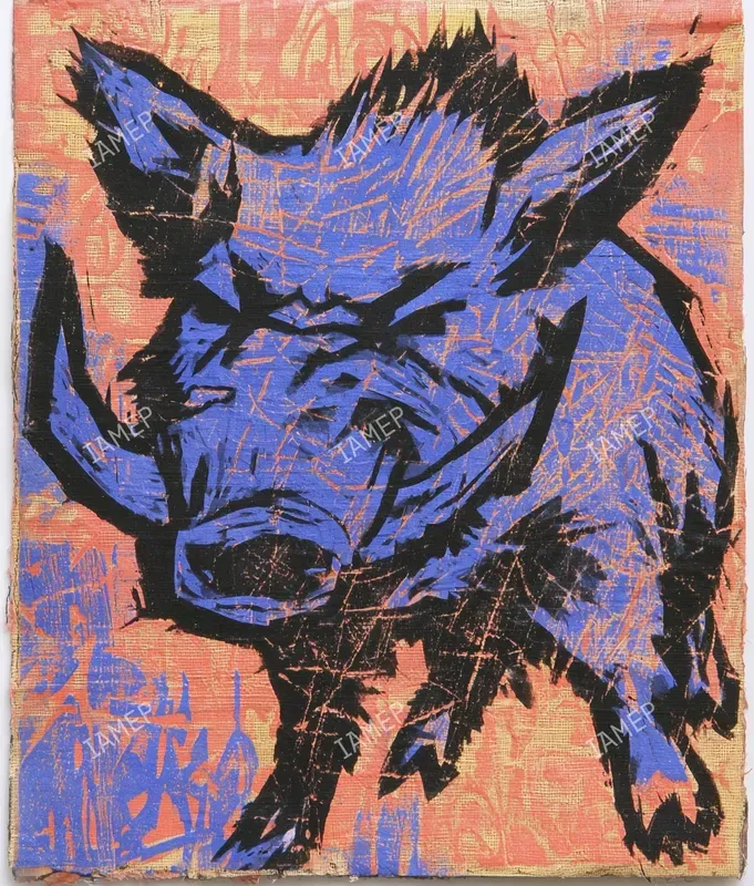 Expressive Linocut Monsters