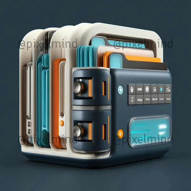 Premium 3D Tech Icon Toolkits