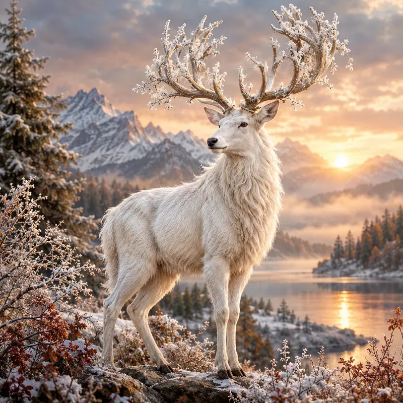 Majestic Fantasy Animal Portraits