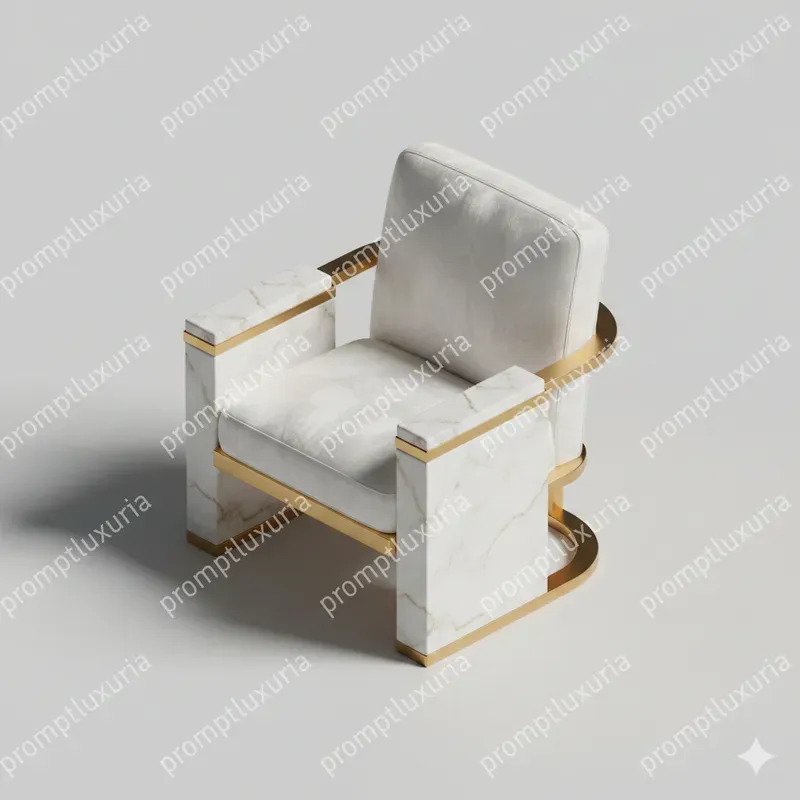 Luxury Gold Marble 2D Isometric Pros