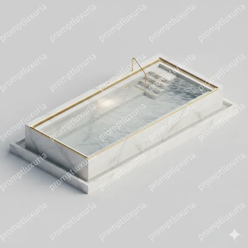 Luxury Gold Marble 2D Isometric Pros