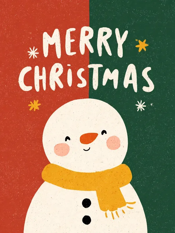 Cute Minimal Christmas Cards