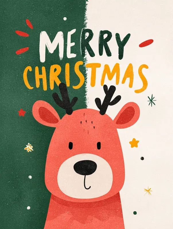Cute Minimal Christmas Cards