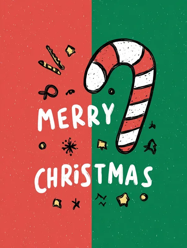 Cute Minimal Christmas Cards