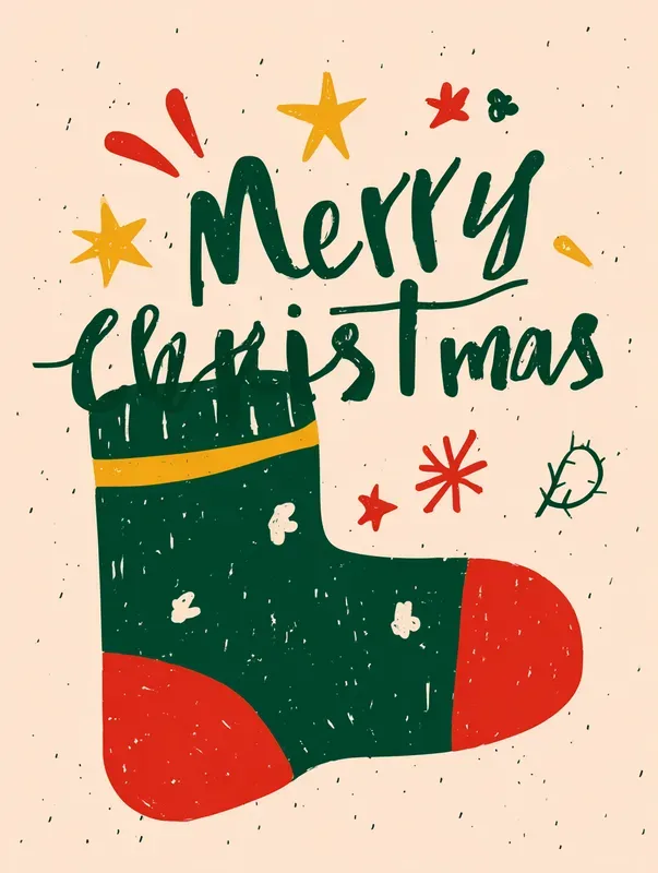 Cute Minimal Christmas Cards