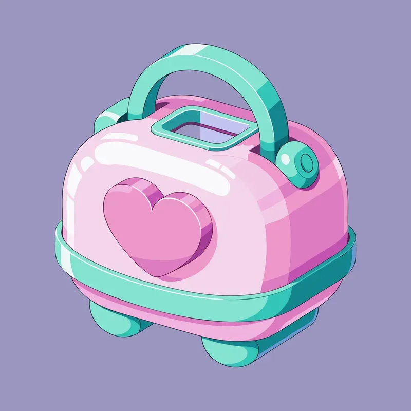 3D Kawaii Volumetric Plastic Icons