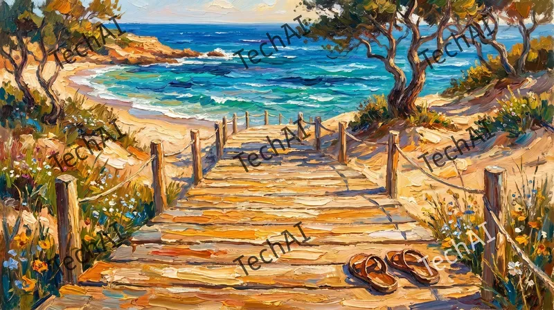 Impressionist Coastal Oil Paintings