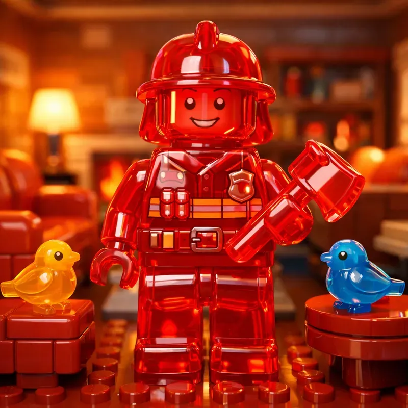 Jelly Lego Minifigure Birds