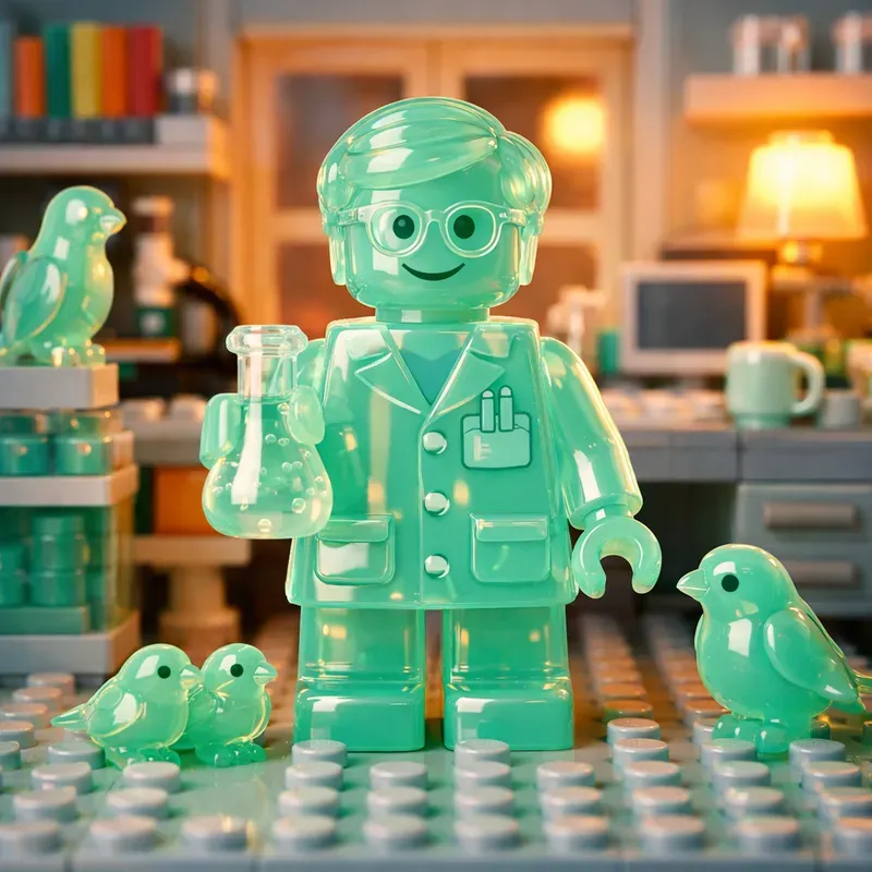 Jelly Lego Minifigure Birds