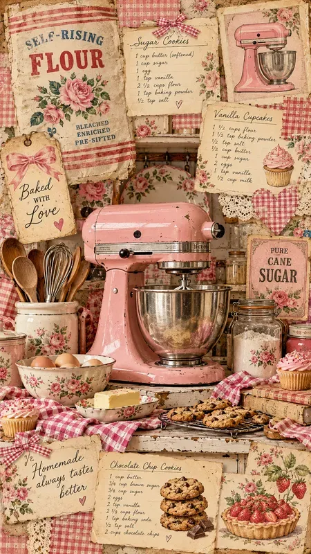 American Kitchen Preppy Junk Journals