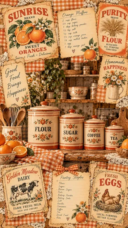 American Kitchen Preppy Junk Journals