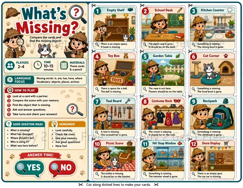 Kids Printable Guessing Games