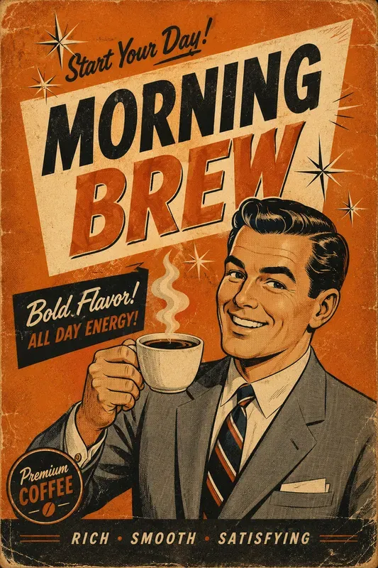 Vintage 1950s Advertisement Posters