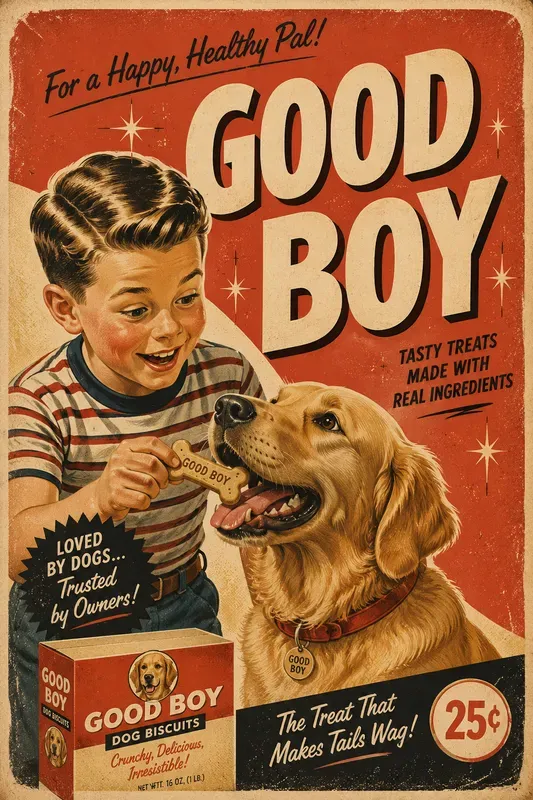 Vintage 1950s Advertisement Posters