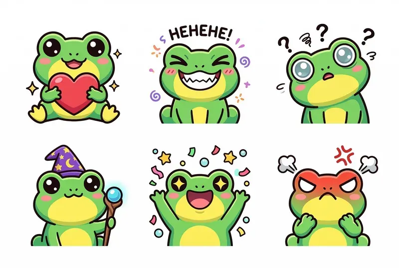 Cute Chibi Twitch Emote Sheets