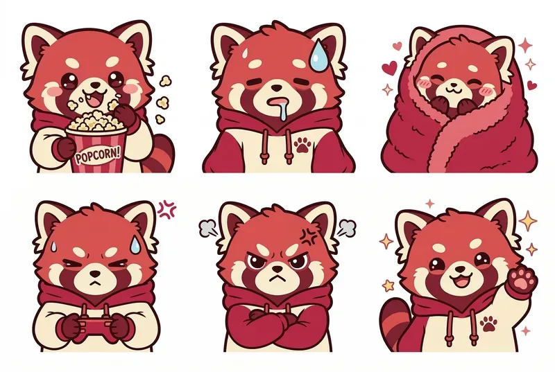 Cute Chibi Twitch Emote Sheets
