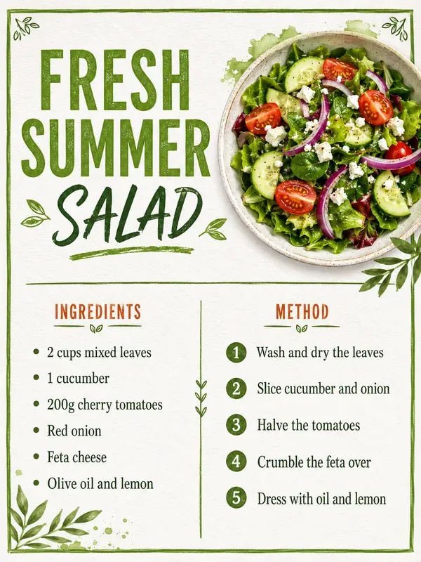 Illustrated Recipe Card Designers
